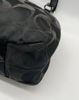 Coach Black Signature Canvas Tote Bag F24742