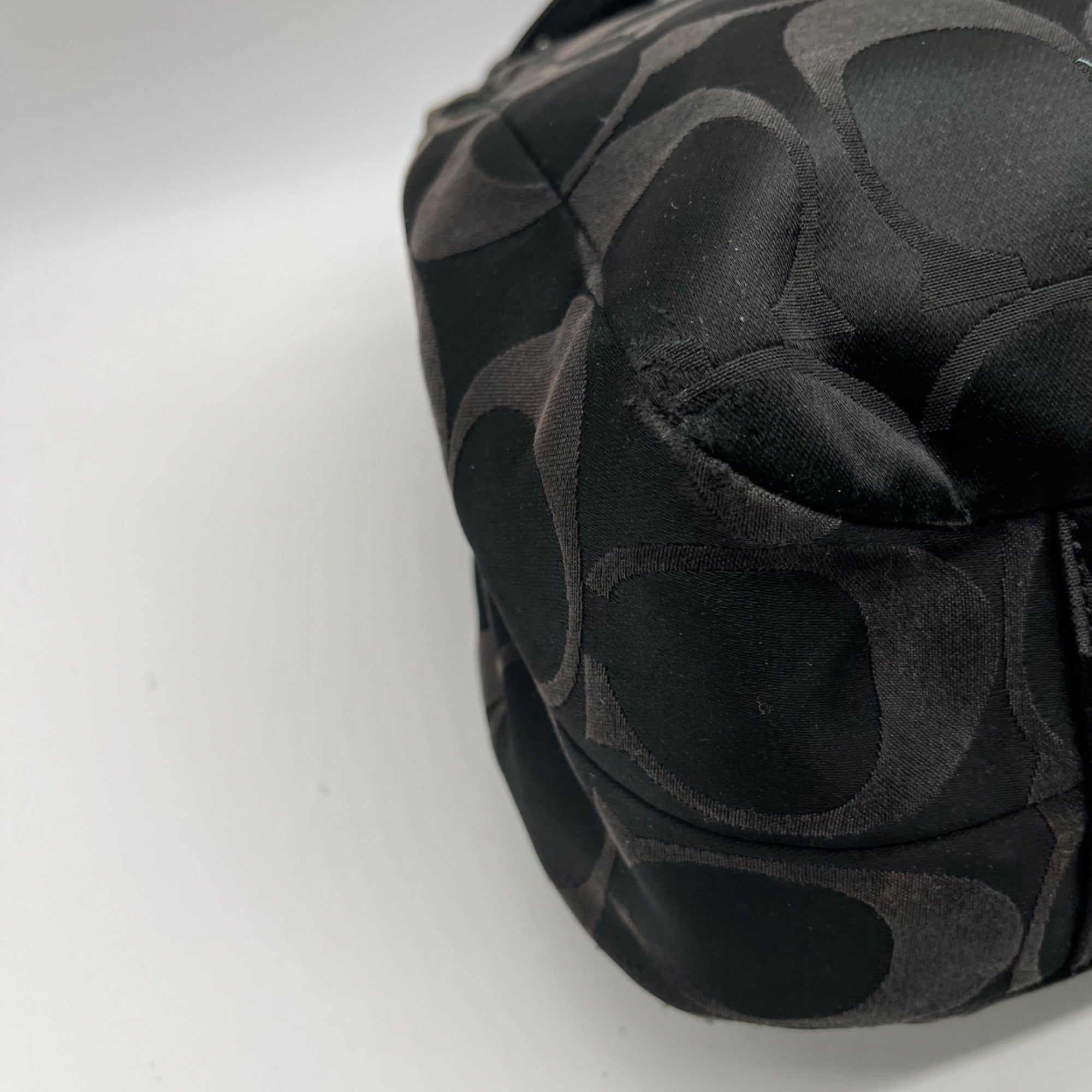 Coach Black Signature Canvas Tote Bag F24742