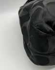 Coach Black Signature Canvas Tote Bag F24742