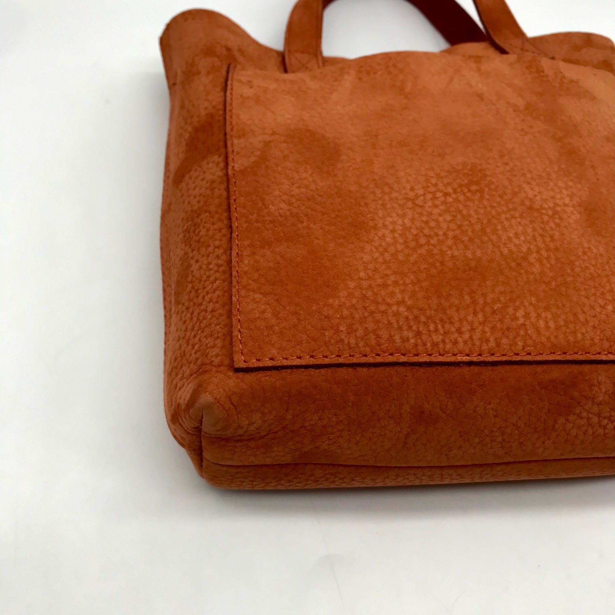 Madewell Brown Suede Zip-Top Transport Crossbody Bag
