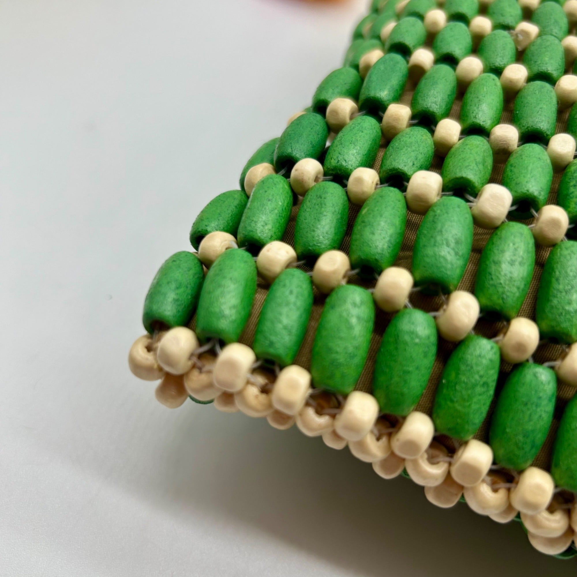 Antik Kraft Elara Wooden Bead Clutch