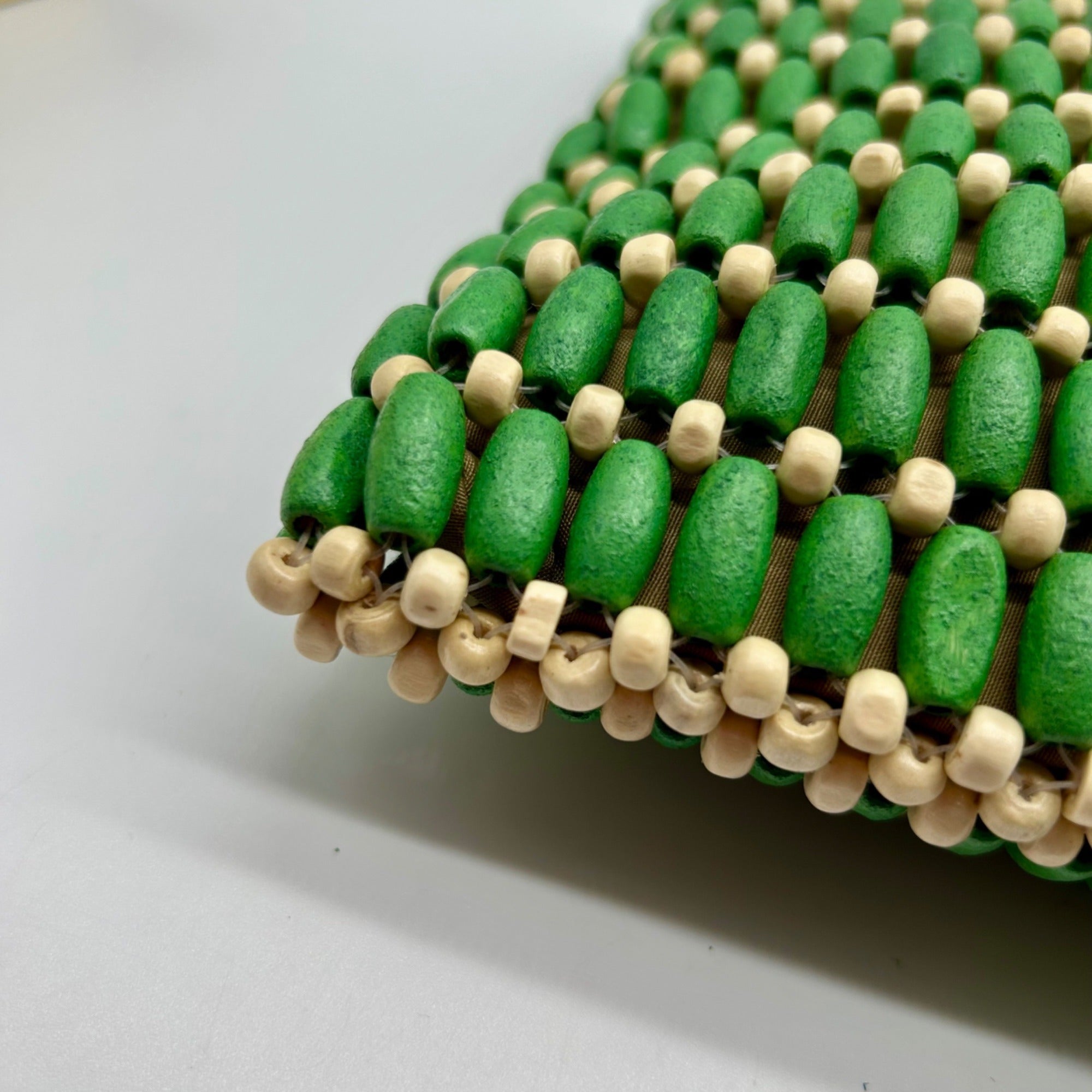 Antik Kraft Elara Wooden Bead Clutch