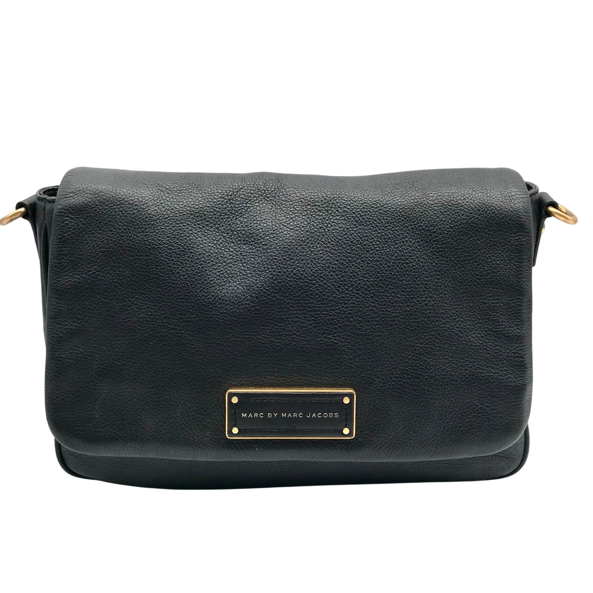 Marc Jacobs Black Leather Crossbody Bag