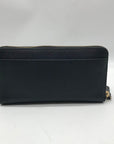 Kate Spade Black Saffiano Leather Neda Laurel Way Zip Around Wallet
