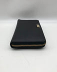 Kate Spade Black Saffiano Leather Neda Laurel Way Zip Around Wallet