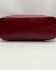 J. Crew Burgundy Leather Tote Bag