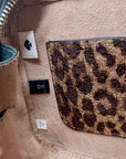 Kate Spade Candid Metallic Leopard Italian Leather Medium Camera Bag