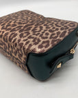 Kate Spade Candid Metallic Leopard Italian Leather Medium Camera Bag