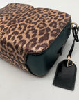 Kate Spade Candid Metallic Leopard Italian Leather Medium Camera Bag