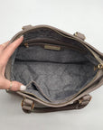 Miztique Gray Pebbled Satchel Bag