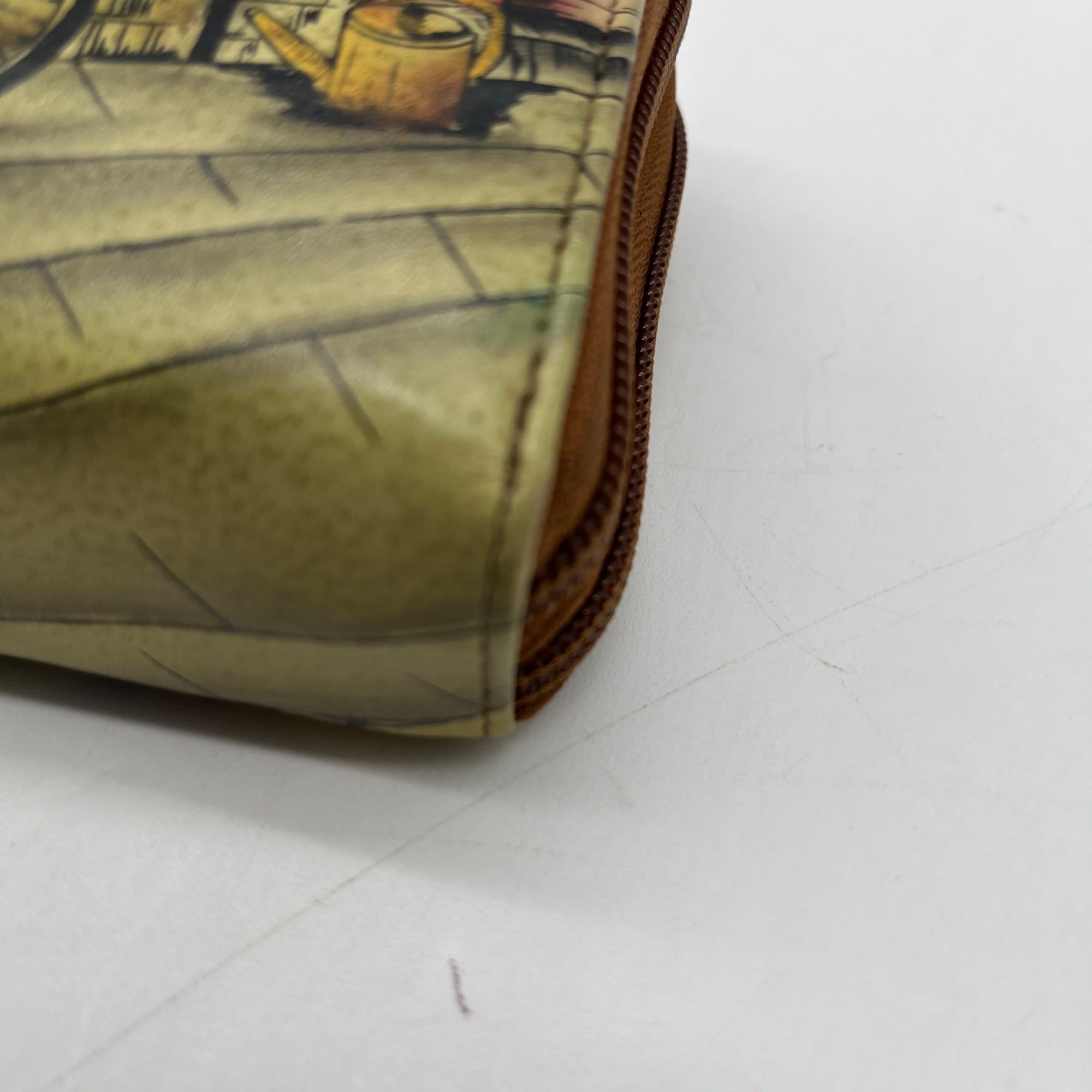 Anuschka Brown Hand-Painted Leather Bag