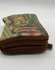 Anuschka Brown Hand-Painted Leather Bag