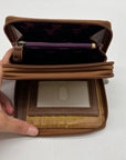 Anuschka Brown Hand-Painted Leather Bag