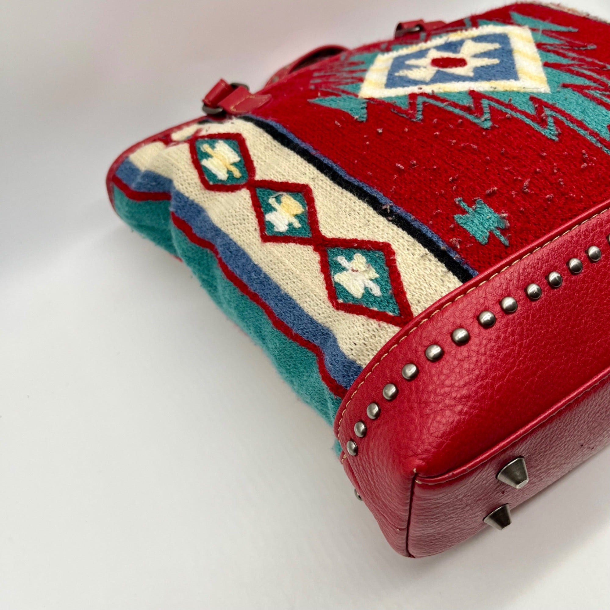 Motana West Red Tapestry Shoulder Bag