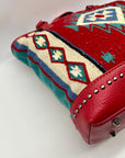 Motana West Red Tapestry Shoulder Bag