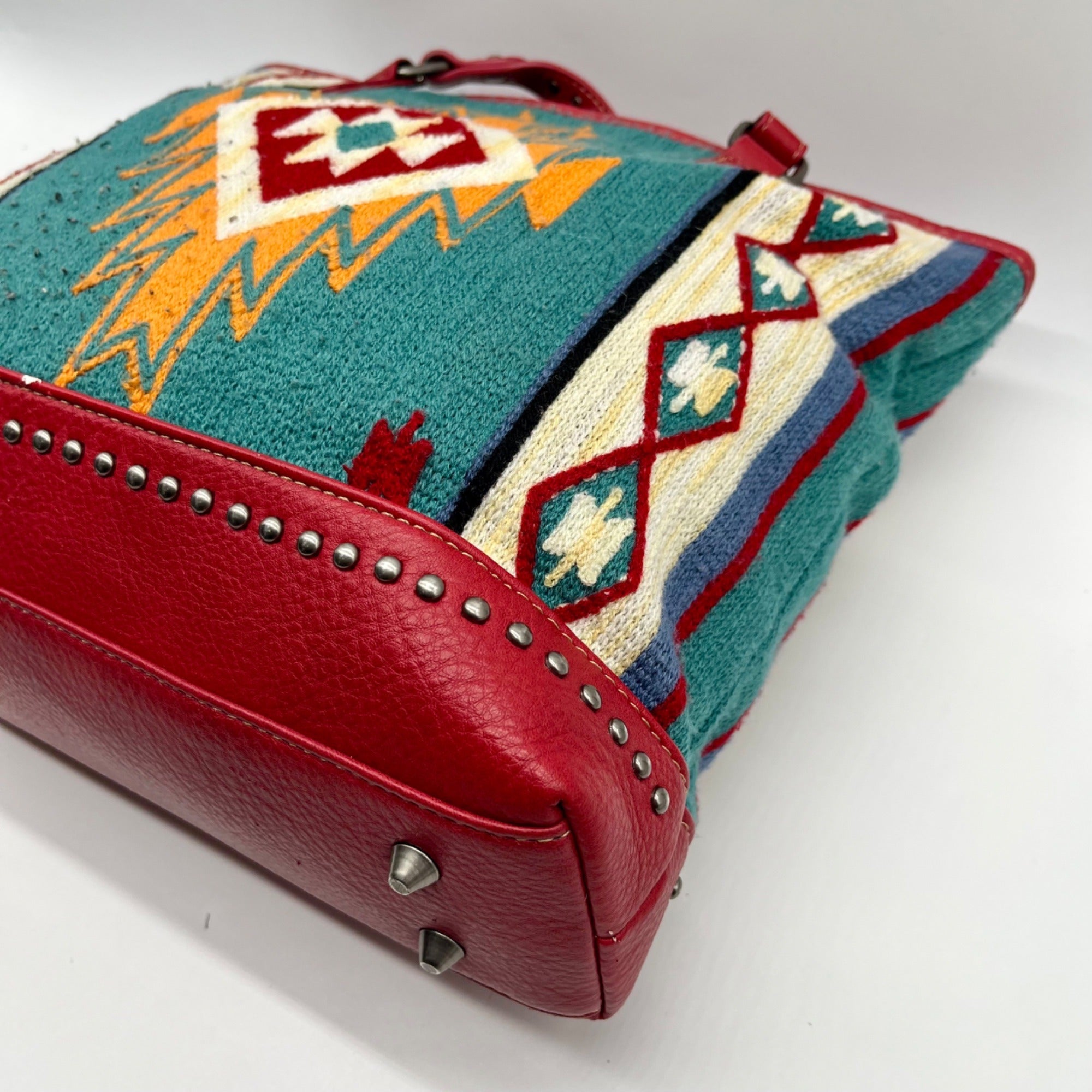 Motana West Red Tapestry Shoulder Bag