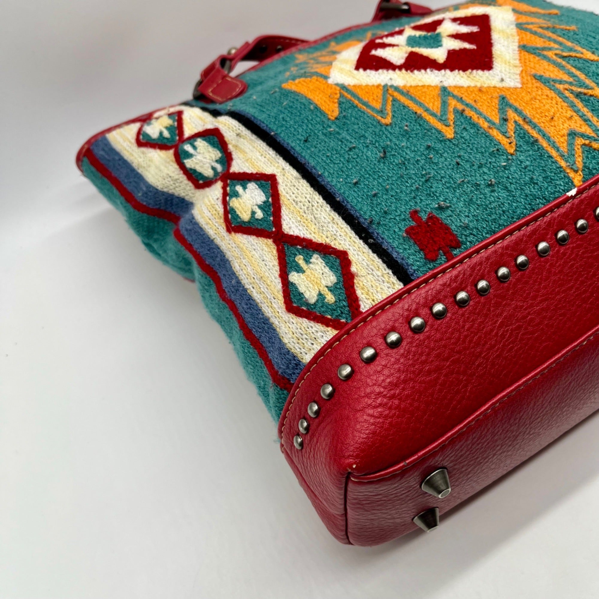 Motana West Red Tapestry Shoulder Bag