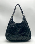 Coach Black Patent Leather Shoulder Bag-21301