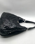 Coach Black Patent Leather Shoulder Bag-21301