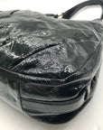 Coach Black Patent Leather Shoulder Bag-21301