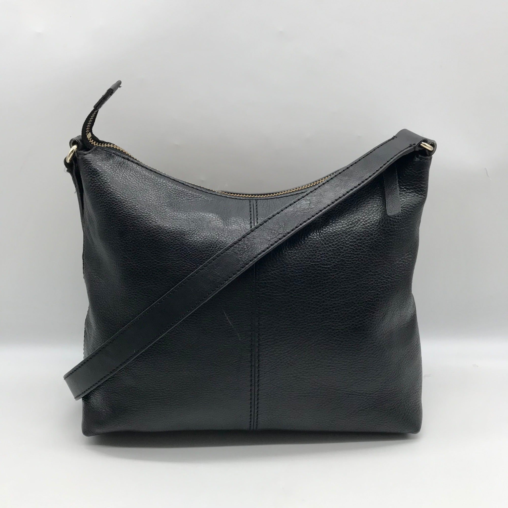 Kate Spade Black Pebbled Leather Serena Shoulder Bag