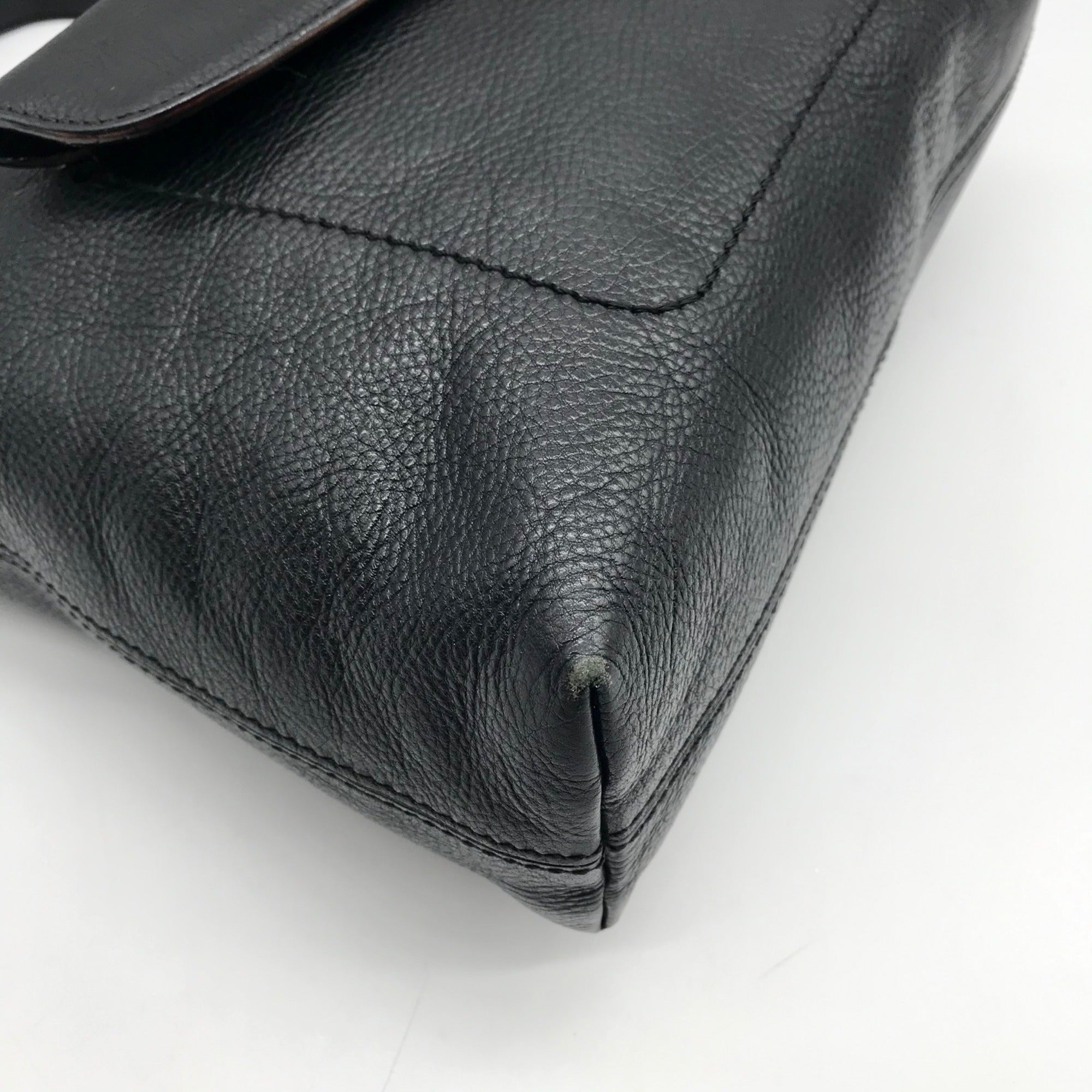 Kate Spade Black Pebbled Leather Serena Shoulder Bag