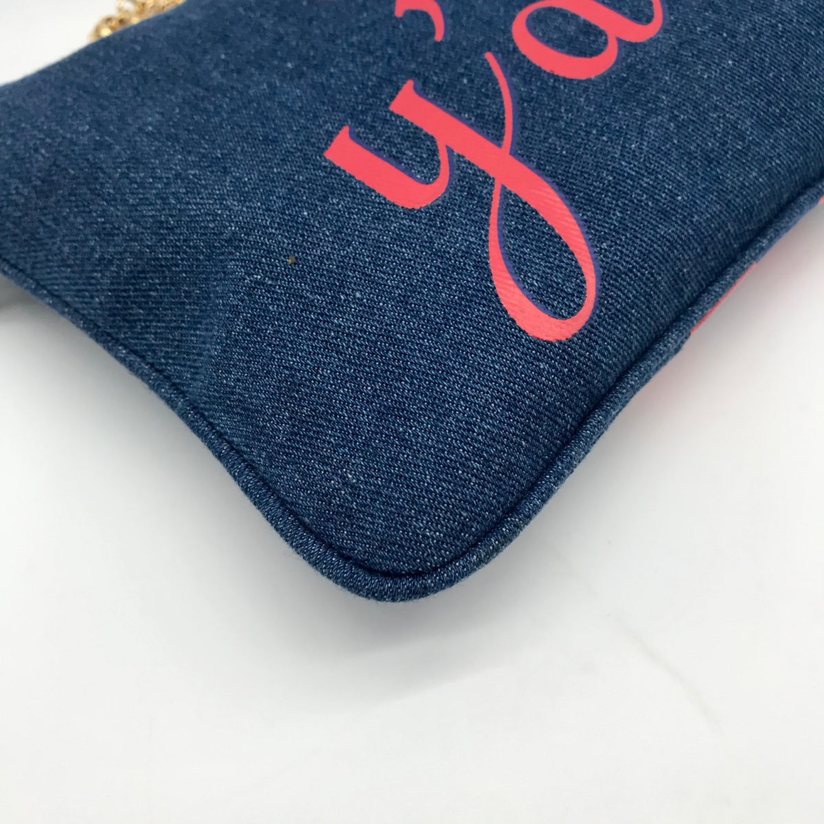 Draper James Red &amp; Blue Denim 'Go Y'all' Shoulder Bag