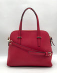 Kate Spade Red Saffiano Leather Cedar Street Maise Convertible Satchel Bag