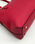 Kate Spade Red Saffiano Leather Cedar Street Maise Convertible Satchel Bag