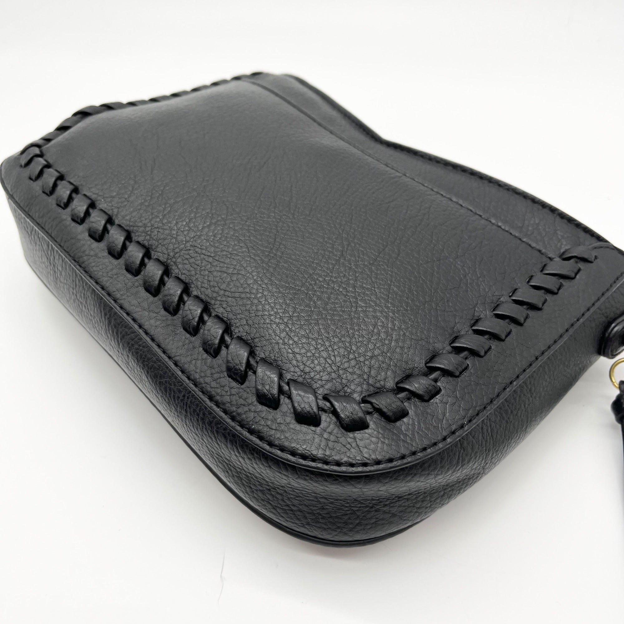 Style &amp; Co Black Feed Crossbody Bag