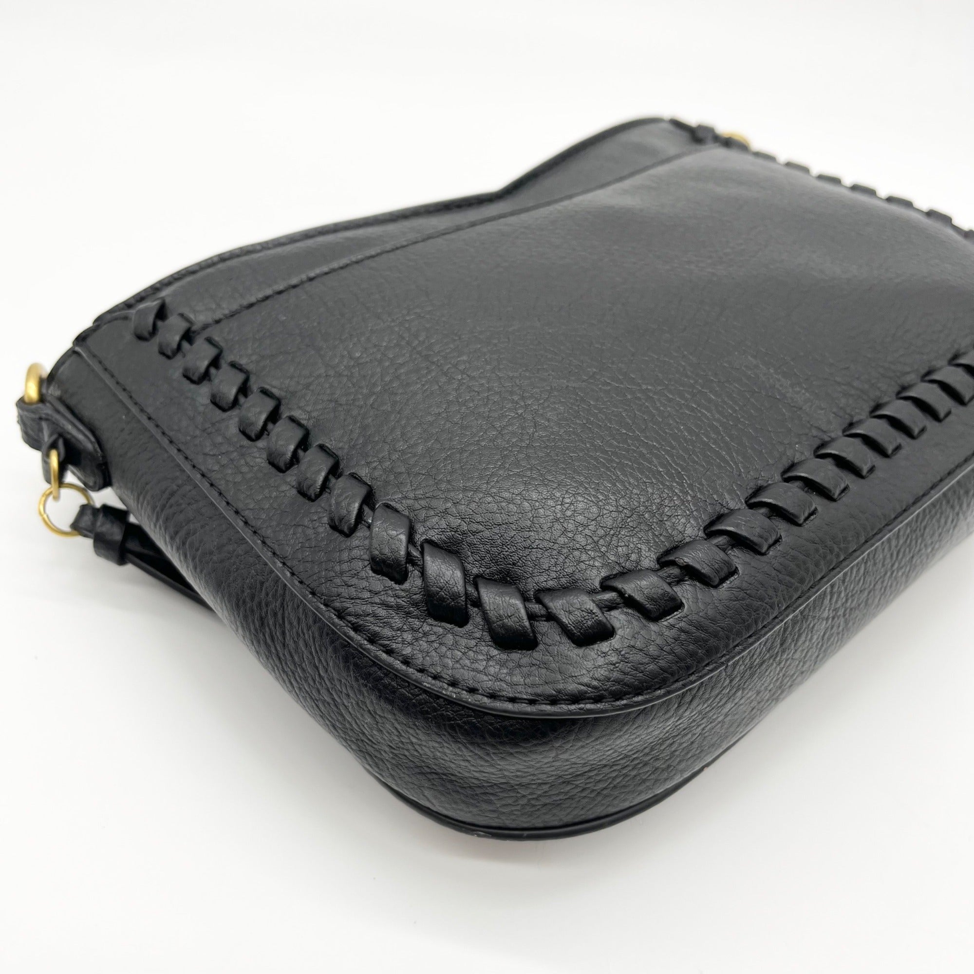 Style &amp; Co Black Feed Crossbody Bag