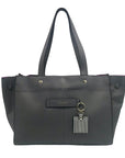 Henri Bendel The Influencer Gray Leather Tote Bag