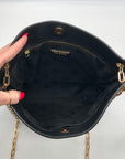 Tory Burch Black Leather Marsden Swingpack Crossbody Bag