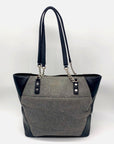 Karl Lagerfeld Black and Grey Paris Nouveau Tote Bag