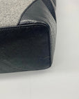 Karl Lagerfeld Black and Grey Paris Nouveau Tote Bag