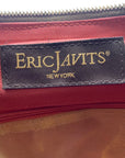 Eric Javits Brown Raffia & Embossed Leather Trim Shoulder Bag