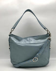 Coach Slate Leather Zoe Shoulder Handbag F14707