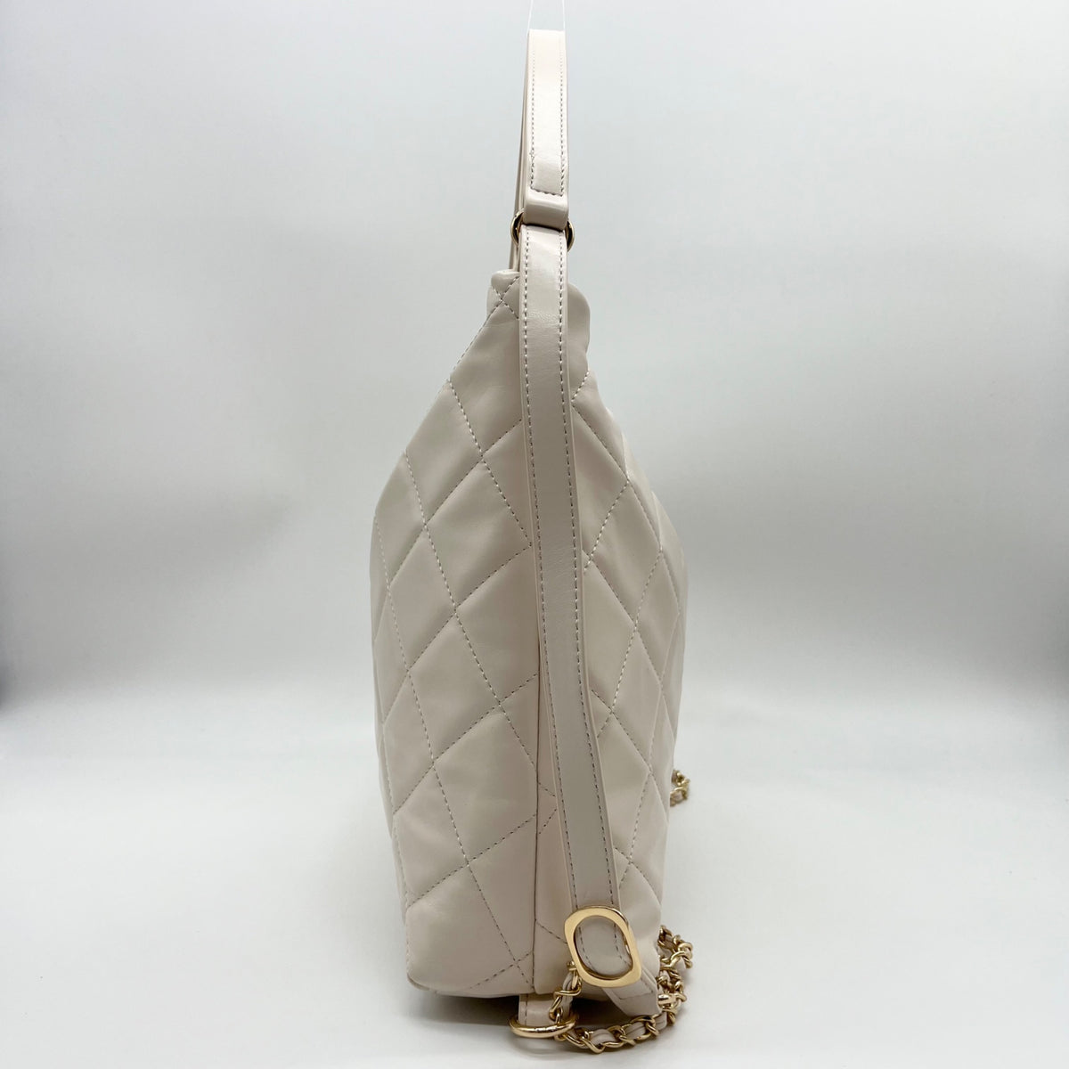 Like Dreams Ivory Quilted Convertible Shoulder Bag With Wallet