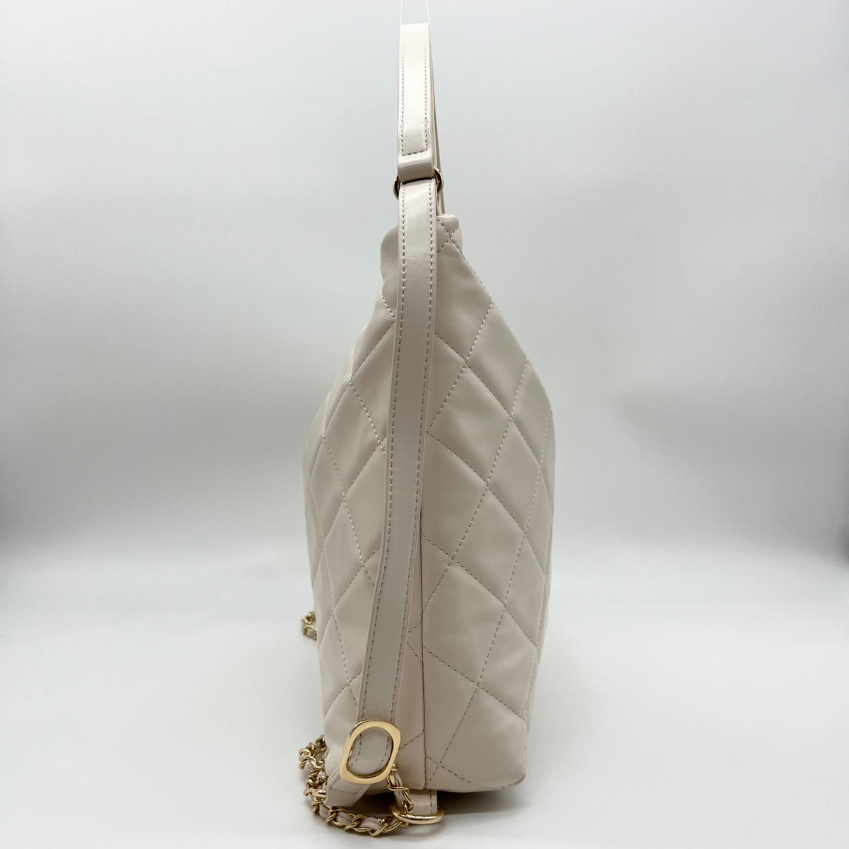 Like Dreams Ivory Quilted Convertible Shoulder Bag With Wallet