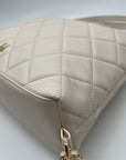 Like Dreams Ivory Quilted Convertible Shoulder Bag With Wallet
