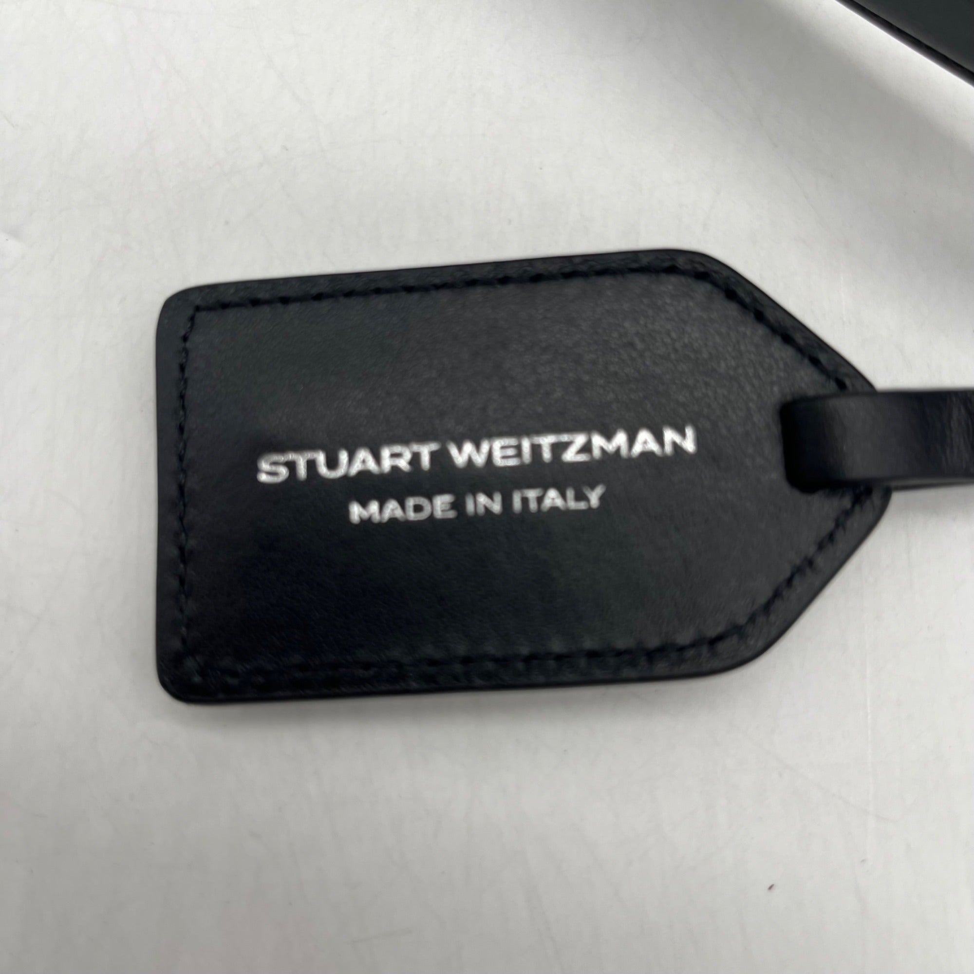 Stuart Weitzman Black Leather Shoulder Bag