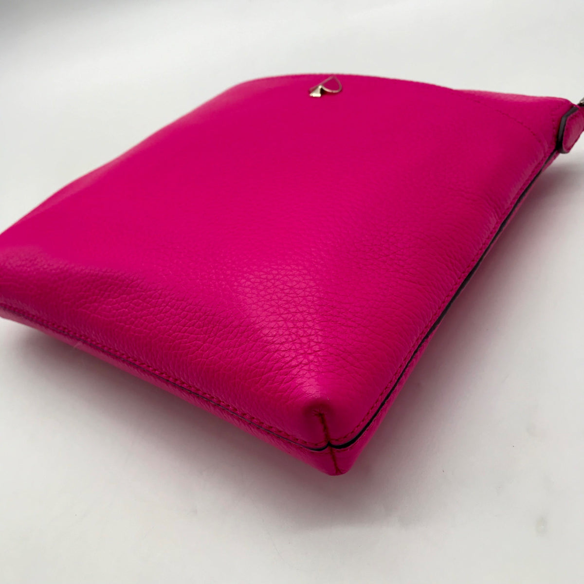 Kate Spade Hot Pink Pebbled Leather Crossbody Bag