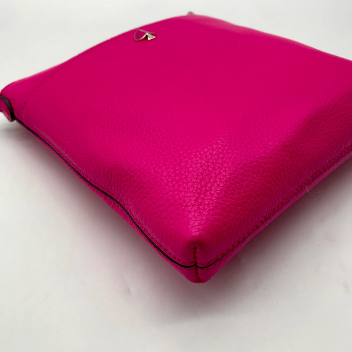 Kate Spade Hot Pink Pebbled Leather Crossbody Bag