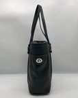 Coach Black Leather Hamptons Shoulder Bag 8E92
