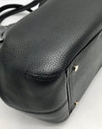 Kate Spade Black Pebbled Leather Satchel Bag