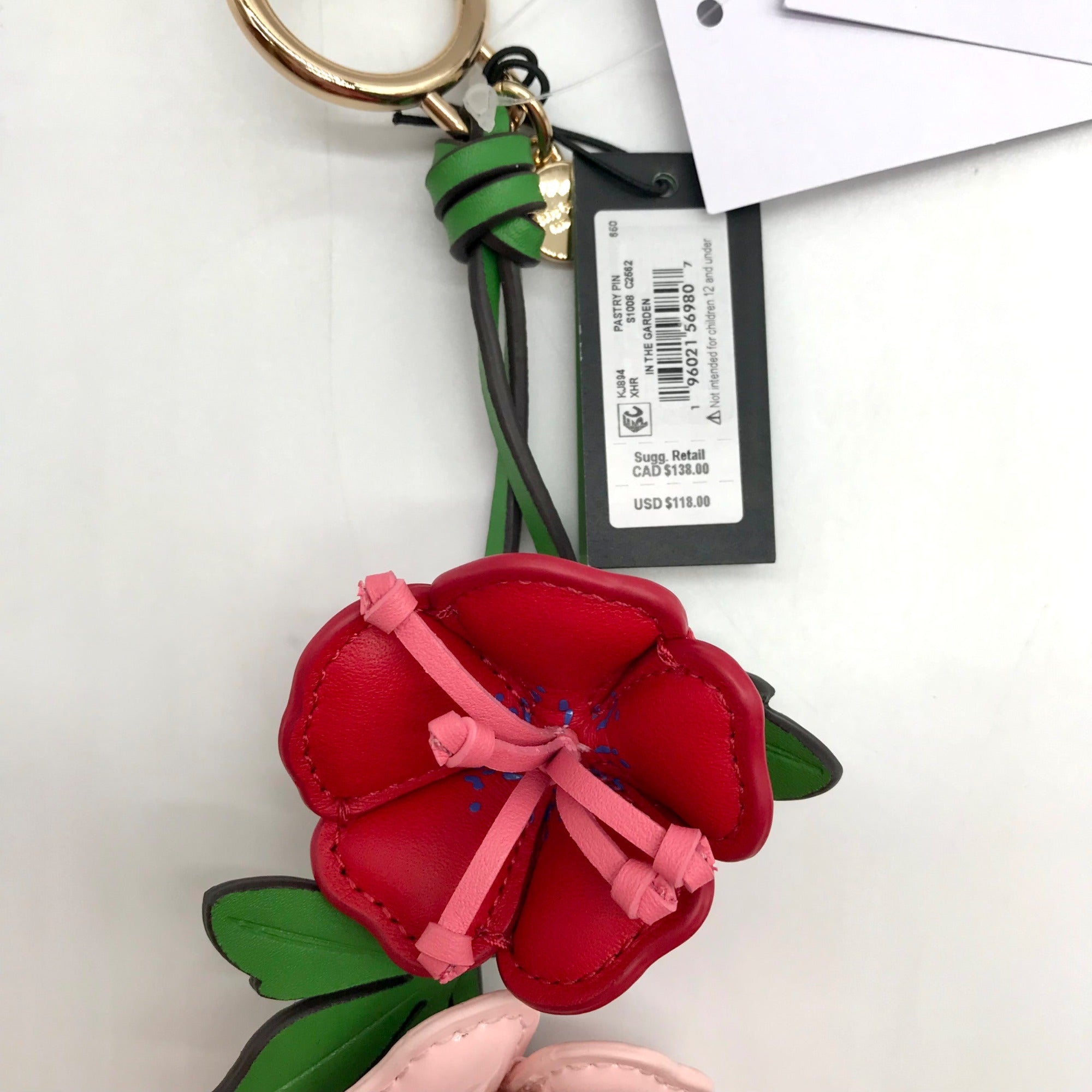 Kate Spade Pastry Pink In The Garden Bag Charm