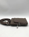 Baggallini Pale Brown Nylon Slim Crossbody Bag