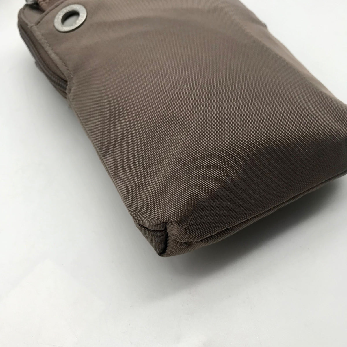 Baggallini Pale Brown Nylon Slim Crossbody Bag