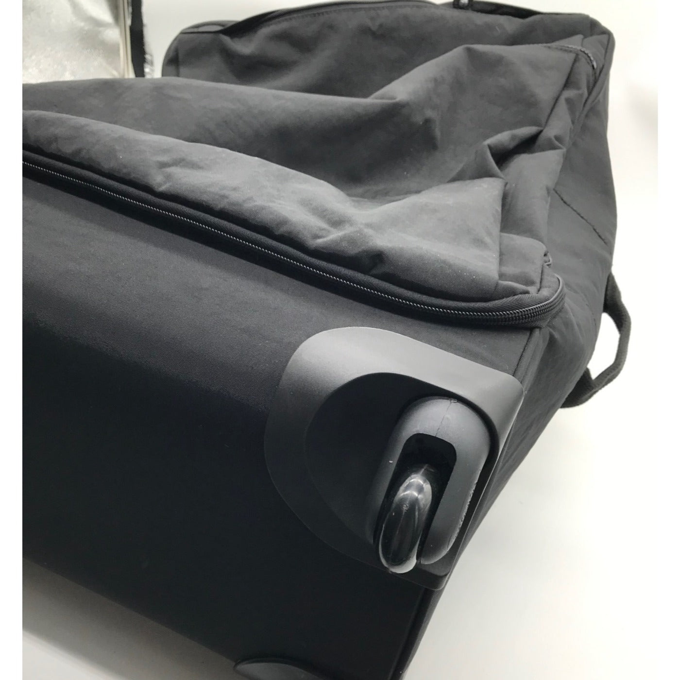 Kipling Black Nylon Darcey Rolling Luggage