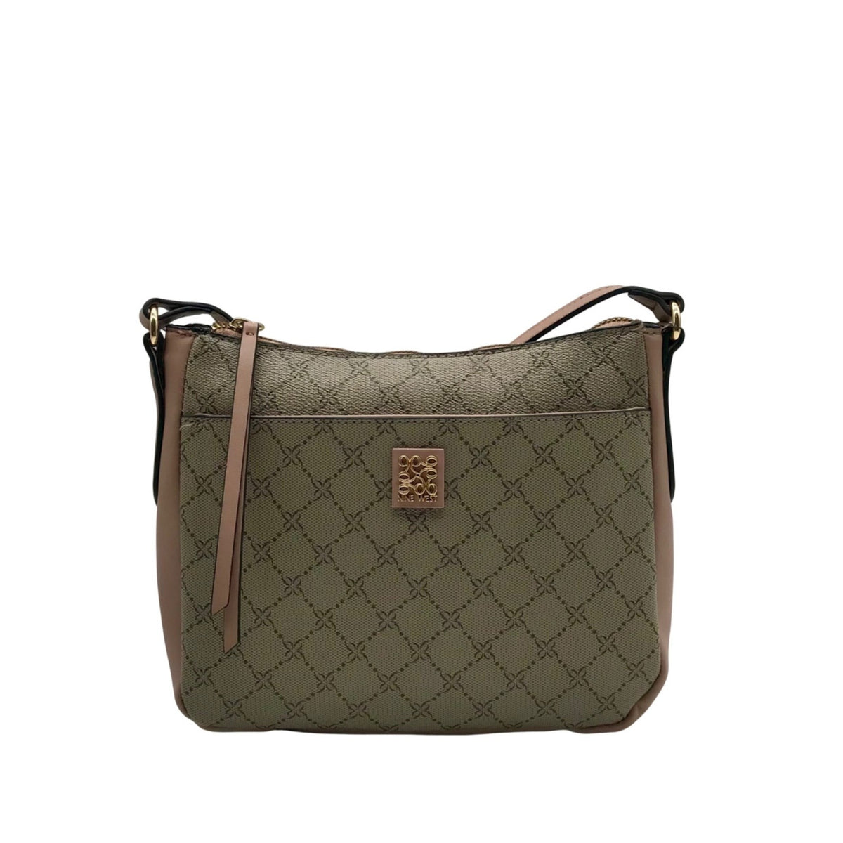 Nine West Pink &amp; Grey Crossbody Bag